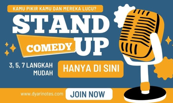 Menulis Stand-Up Comedy dalam 3,5,7 Langkah Mudah