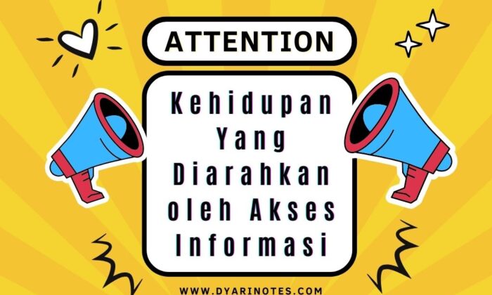 Kehidupan Yang Diarahkan oleh Akses Informasi