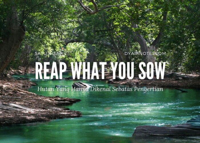 Hutan Yang Hanya Dikenal Sebatas Pengertian