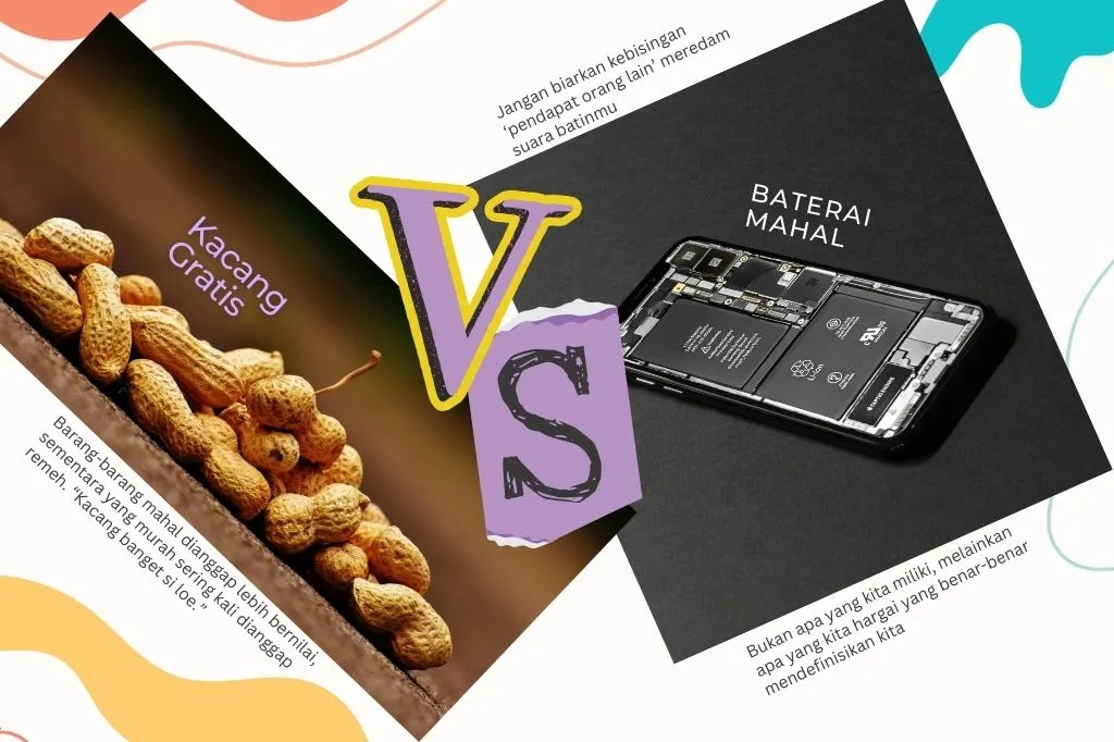 Read more about the article Kacang Gratis Vs. Baterai Mahal: Menimbang Nilai dalam Hidup