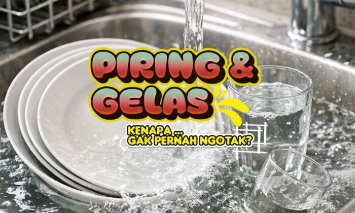 Senggol Dong! Kenapa Piring Gelas Gak Pernah Ngotak?