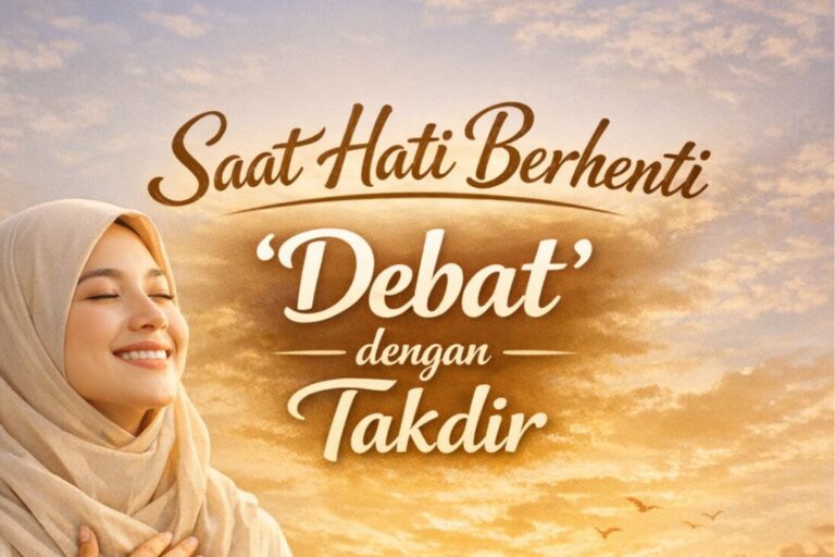 Perkara Ridha: Saat Hati Berhenti ‘Debat’ dengan Takdir
