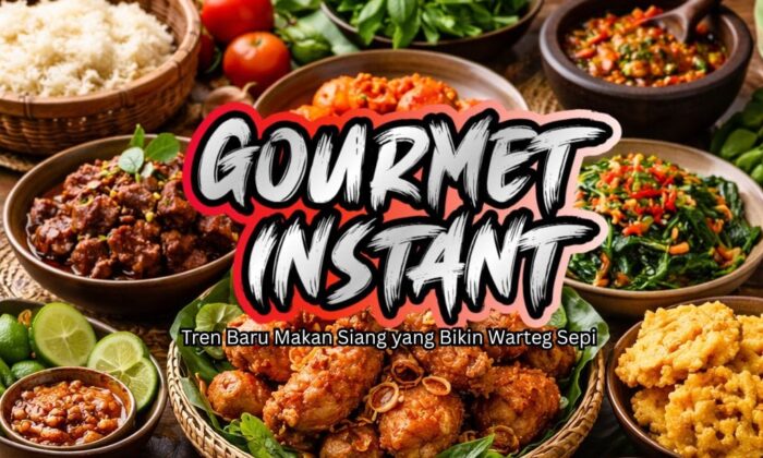 Gourmet Instant: Tren Baru Makan Siang yang Bikin Warteg Sepi