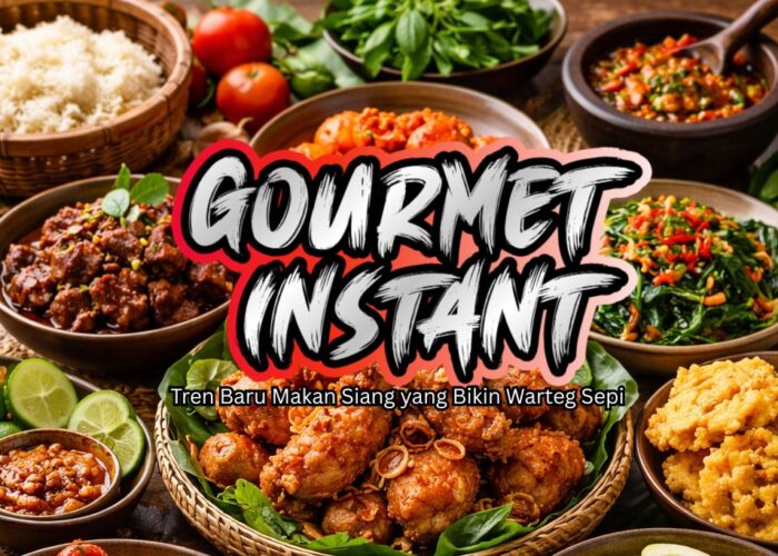 Gourmet Instant: Tren Baru Makan Siang yang Bikin Warteg Sepi