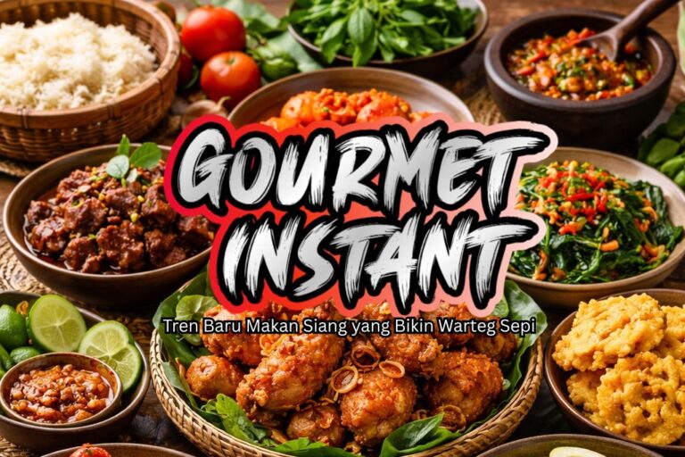 Gourmet Instant: Tren Baru Makan Siang yang Bikin Warteg Sepi