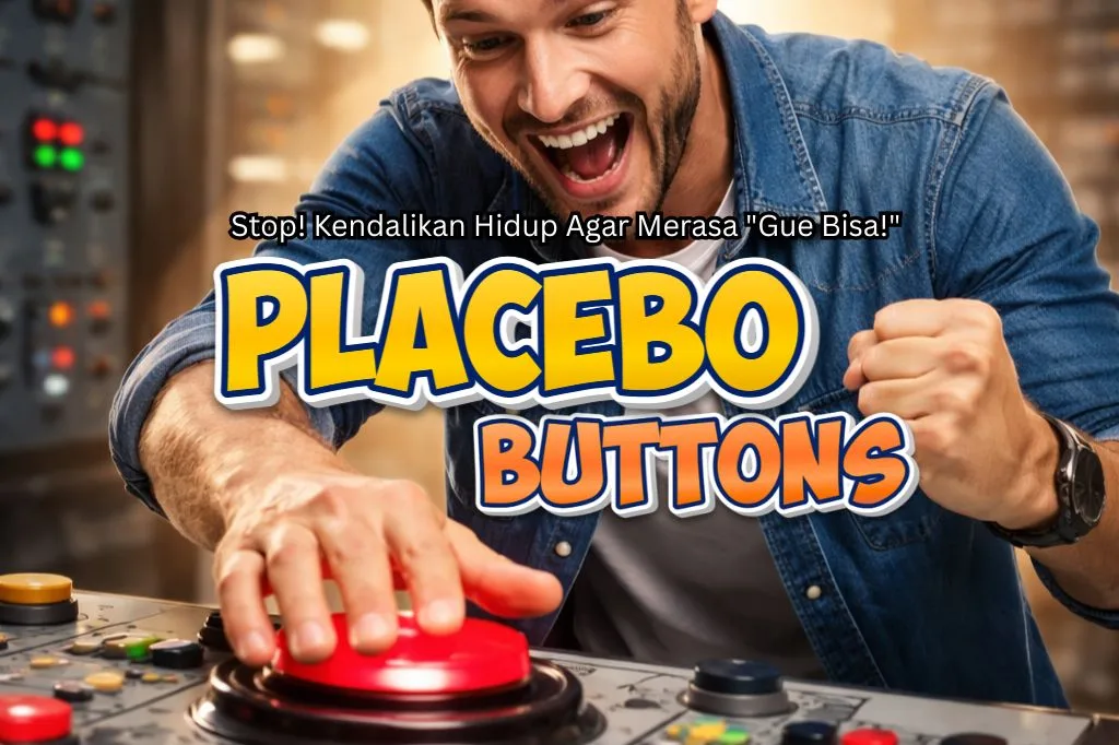 You are currently viewing Placebo Buttons: Stop Kendalikan Hidup Agar Merasa “Gue Bisa!”