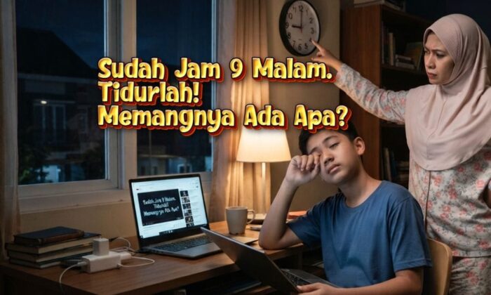 Sudah Jam 9 Malam. Tidurlah! Memangnya Ada Apa?