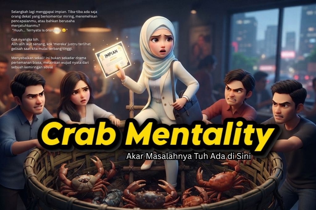 Read more about the article Crab Mentality: Akar Masalahnya Tuh Ada di Sini